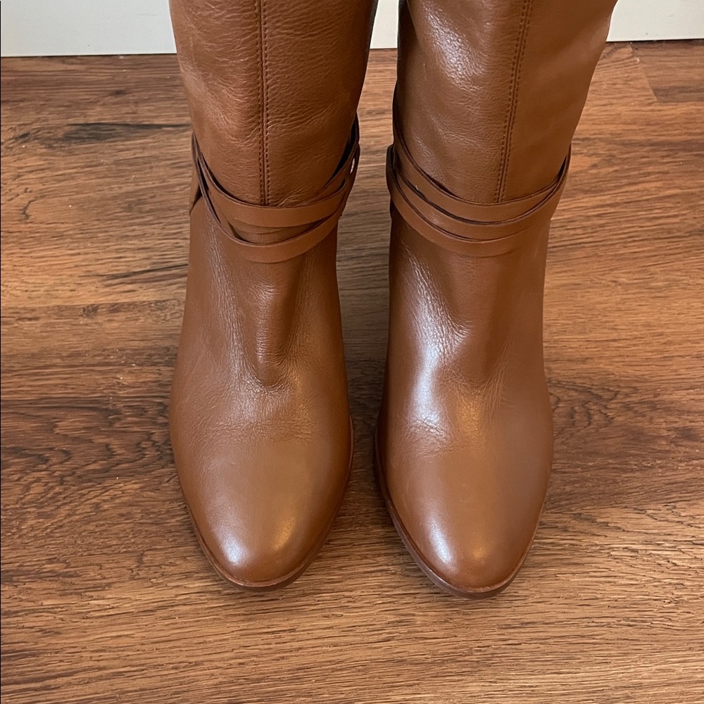 New LK Bennett Shelby Leather Knee High Boots - Picture 8 of 9